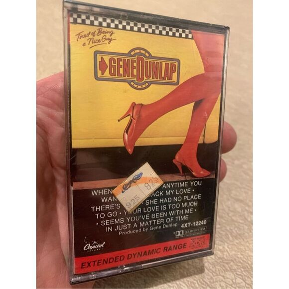 GENE DUNLAP BAND Tired Of Being A Nice Guy SEALED Cassette-Capitol Records - Picture 2 of 4